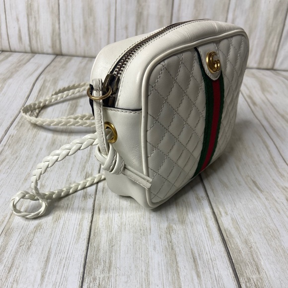 GUCCI QUILTED TRAPUNTATA CROSSBODY - Picture 4 of 10